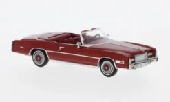 Cadillac Eldorado Convertible, rot, 1976, 1:87, Brekina