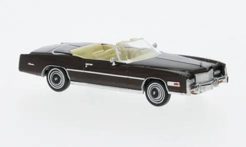 Cadillac Eldorado Convertible, dunkelbraun, 1976, 1:87, Brekina