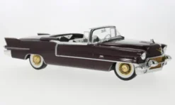 Cadillac Eldorado Convertible, dunkelrot, 1956, 1:18, Stamp Models