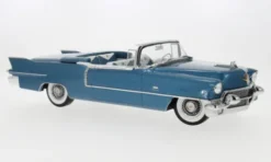 Cadillac Eldorado Convertible, blau, 1956, 1:18, Stamp Models