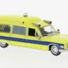 Cadillac Miller Meteor Ambulance, 1966, Dallas Ambulance, 1:87, Brekina