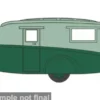 - Caravan, dunkelgrün/hellgrün, 1:76, Oxford