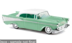 Chevrolet Bel Air, hellgrün/weiss, 1957, 1:87, Busch