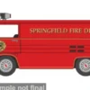 Chevrolet Corvair 95 Corvan, 1961, Springfield Fire Dept., 1:87, Oxford