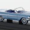 Chevrolet Impala Convertible, blau/weiss, 1961, 1:87, Oxford
