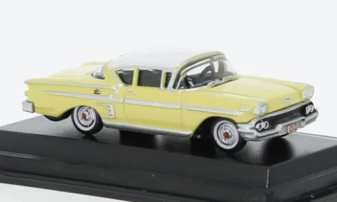 Chevrolet Impala Sport Coupe, hellgelb/weiss, 1958, 1:87, Oxford