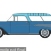 Chevrolet Nomad, blau/hellblau, 1957, 1:87, Oxford