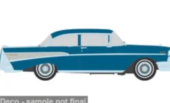 Chevrolet Bel Air, blau, 1957, 1:64, IXO America