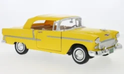 Chevrolet Bel Air Convertible, gelb, 1955, 1:18, Motormax