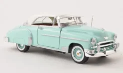 Chevrolet Bel Air Hardtop, helltürkis/weiss, 1950, 1:24, Motormax