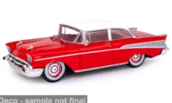Chevrolet Bel Air, rot/weiss, 1957, 1:64, IXO America