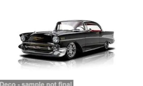 Chevrolet Bel Air, schwarz, 1957, 1:18, Maisto