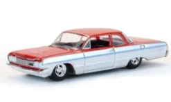 Chevrolet Biscayne, rot/silber, 1964, 1:64, Greenlight