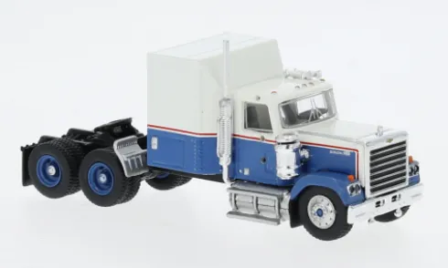 Chevrolet Bison, weiss/blau, 1980, 1:87, Brekina