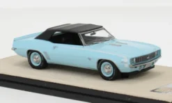 Chevrolet Camaro RS/SS, hellblau/schwarz, 1969, 1:43, Stamp Models