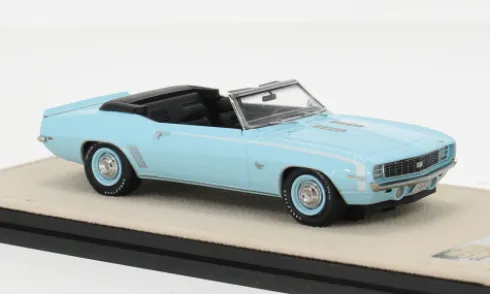 Chevrolet Camaro RS/SS, hellblau, 1969, 1:43, Stamp Models