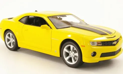 Chevrolet Camaro SS RS, gelb, 2010, 1:18, Maisto