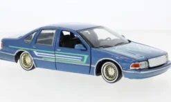 Chevrolet Caprice, blau/Dekor, 1993, 1:24, Motormax