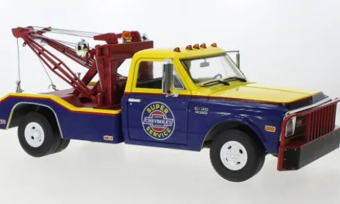 Chevrolet C-30 Dually Wrecker, 1969, Chevrolet Service, 1:18, Greenlight