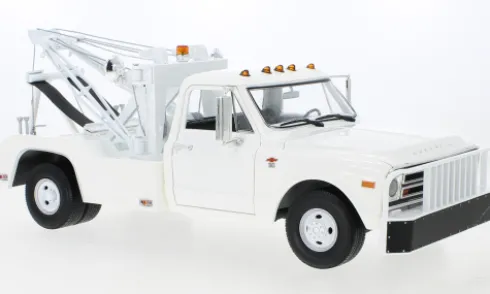 Chevrolet C-30 Dually Wrecker, weiss, 1968, 1:18, Greenlight