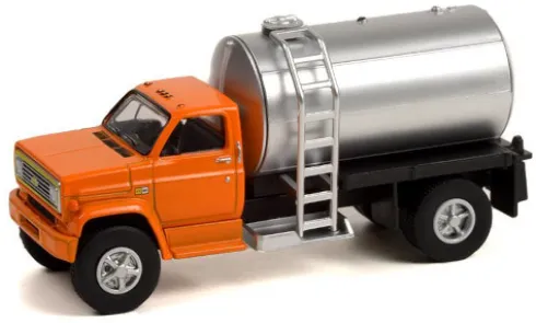 Chevrolet C-60 Fertilizer Truck, orange/silber, 1982, 1:64, Greenlight
