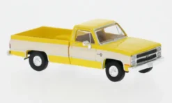 Chevrolet C 10, gelb/weiss, 1982, 1:87, Brekina
