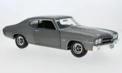 Chevrolet Chevelle LS6, dunkelgrau/schwarz, 1970, 1:18, ACME