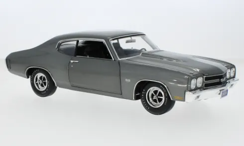 Chevrolet Chevelle LS6, dunkelgrau/schwarz, 1970, 1:18, ACME