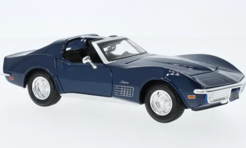 Chevrolet Corvette, blau, 1970, 1:24, Maisto