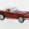 Chevrolet Corvette C2 Cabrio, rot, 1962, 1:87, Brekina