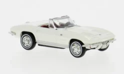 Chevrolet Corvette C2 Cabrio, weiss, 1962, 1:87, Brekina