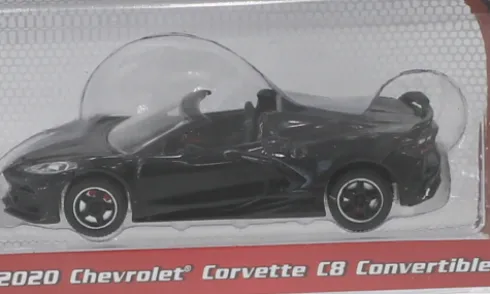Chevrolet Corvette (C8) Convertible, schwarz, 2020, 1:64, Greenlight