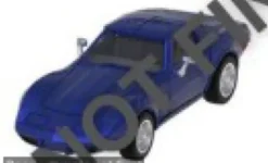 Chevrolet Corvette (C3), dunkelblau, 1976, 1:64, Majorette