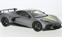 Chevrolet Corvette C8 Stingray IMSA GTLM Championship Edition, grau/gelb, 1:18, Top Speed