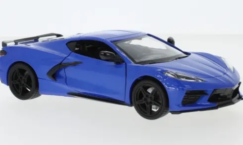 Chevrolet Corvette C8 Stingray, blau, 2020, 1:24, Motormax