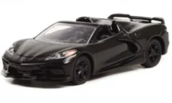 Chevrolet Corvette C8 Stingray, schwarz, 2021, 1:64, Greenlight