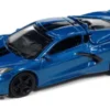 Chevrolet Corvette (C8) Stingray, blau, 2020, 1:64, Auto World