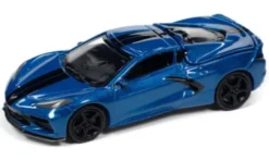 Chevrolet Corvette (C8) Stingray, blau, 2020, 1:64, Auto World