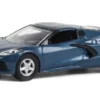 Chevrolet Corvette (C8) Stingray 1LT, blau, 2020, 1:64, Greenlight