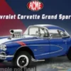 Chevrolet Corvette Grand Sport Gasser, blau/weiss, 1961, 1:18, ACME