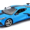 Chevrolet Corvette Stingray (C8), blau/schwarz, 2020, 1:18, Maisto