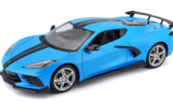 Chevrolet Corvette Stingray (C8), blau/schwarz, 2020, 1:18, Maisto