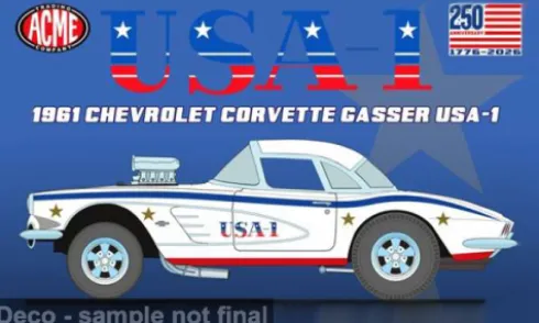 Chevrolet Corvette, 1961, USA-1, 1:18, ACME