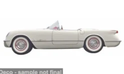 Chevrolet Corvette, weiss, 1955, 1:64, Maisto
