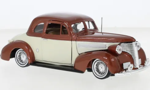Chevrolet Coupe, braun/beige, 1939, 1:24, Motormax