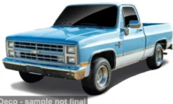 Chevrolet C10 Pick Up, blau/weiss, 1986, 1:43, Bburago