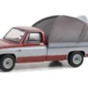 Chevrolet C-20 Silverado, dunkelrot/silber, 1983, 1:64, Greenlight