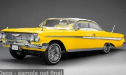 Chevrolet Impala Convertible Lowrider, gelb, 1961, 1:18, Sun Star