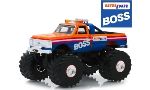 Chevrolet K-10 Monster Truck, 1972, AM/PM Boss, 1:43, Greenlight