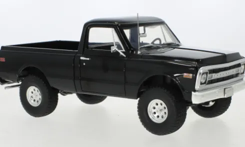 Chevrolet K-10 4x4, schwarz, 1970, 1:18, ACME